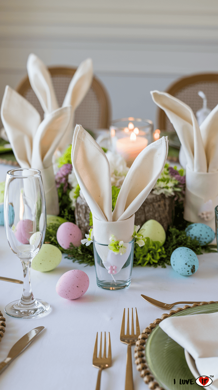 easter centerpieces bunny ears