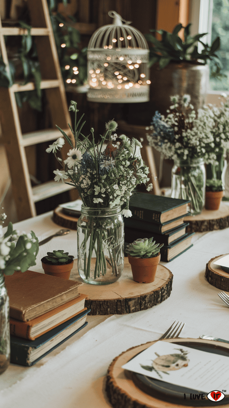 woodland centerpieces 