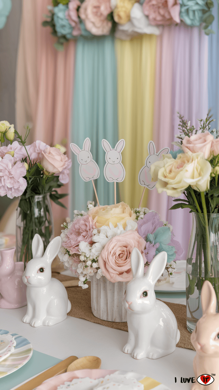 bunny centerpieces