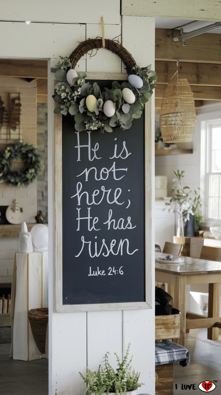 easter chalkboard 