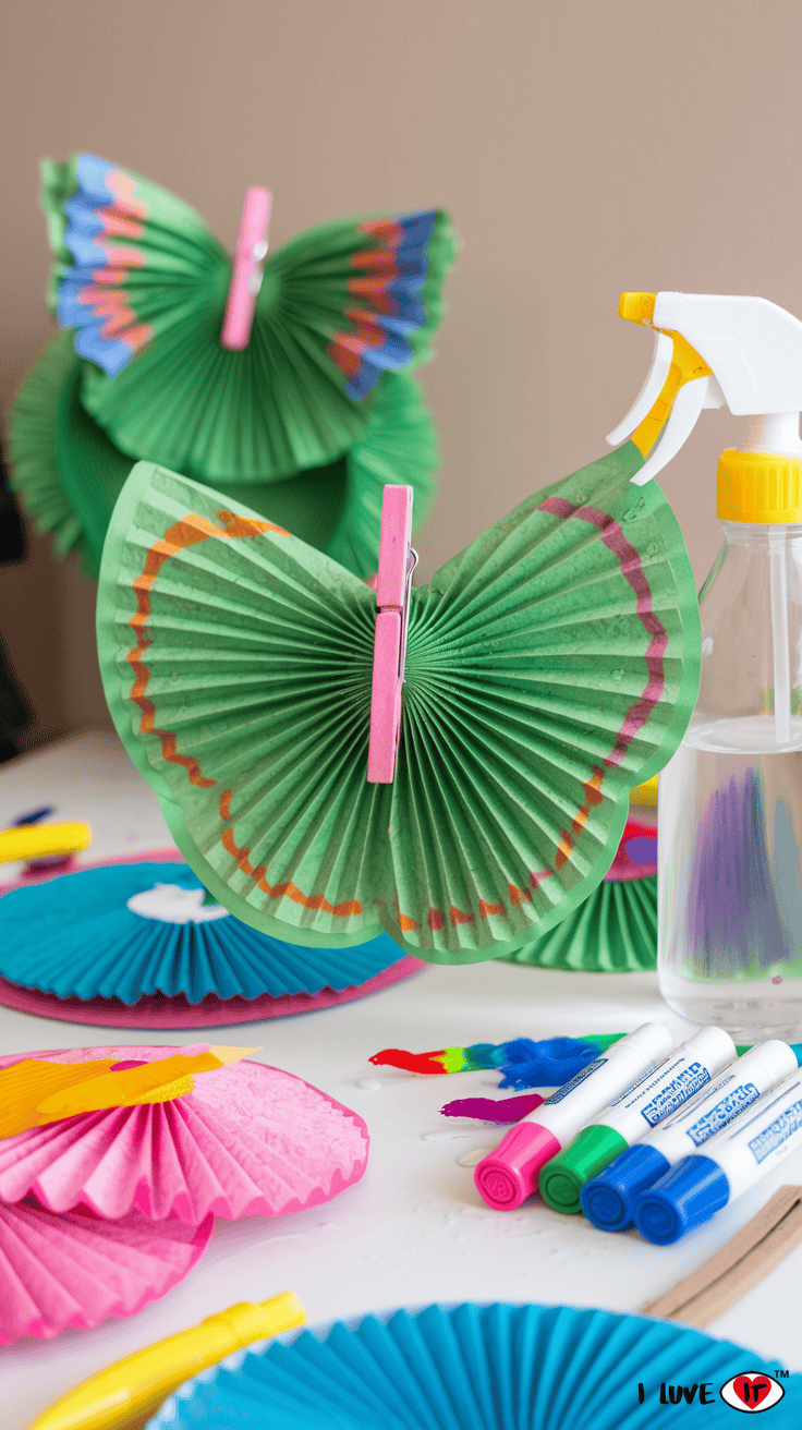 spring crafts for kids butterfly