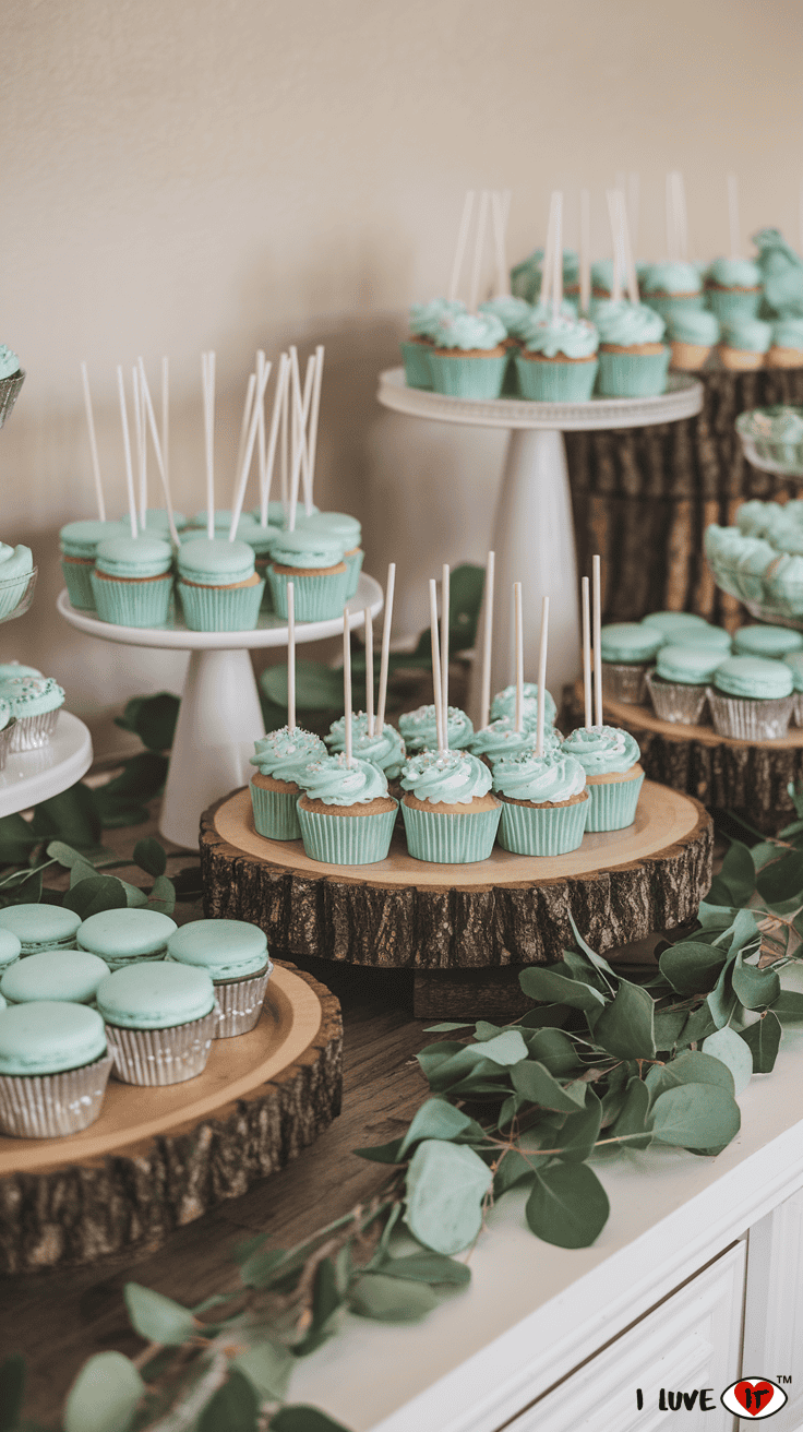 dessert tables for baby shower