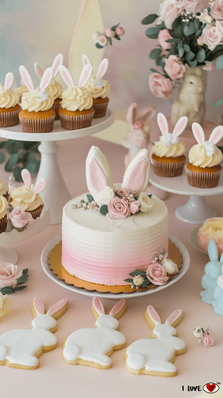 bunny dessert table ideas