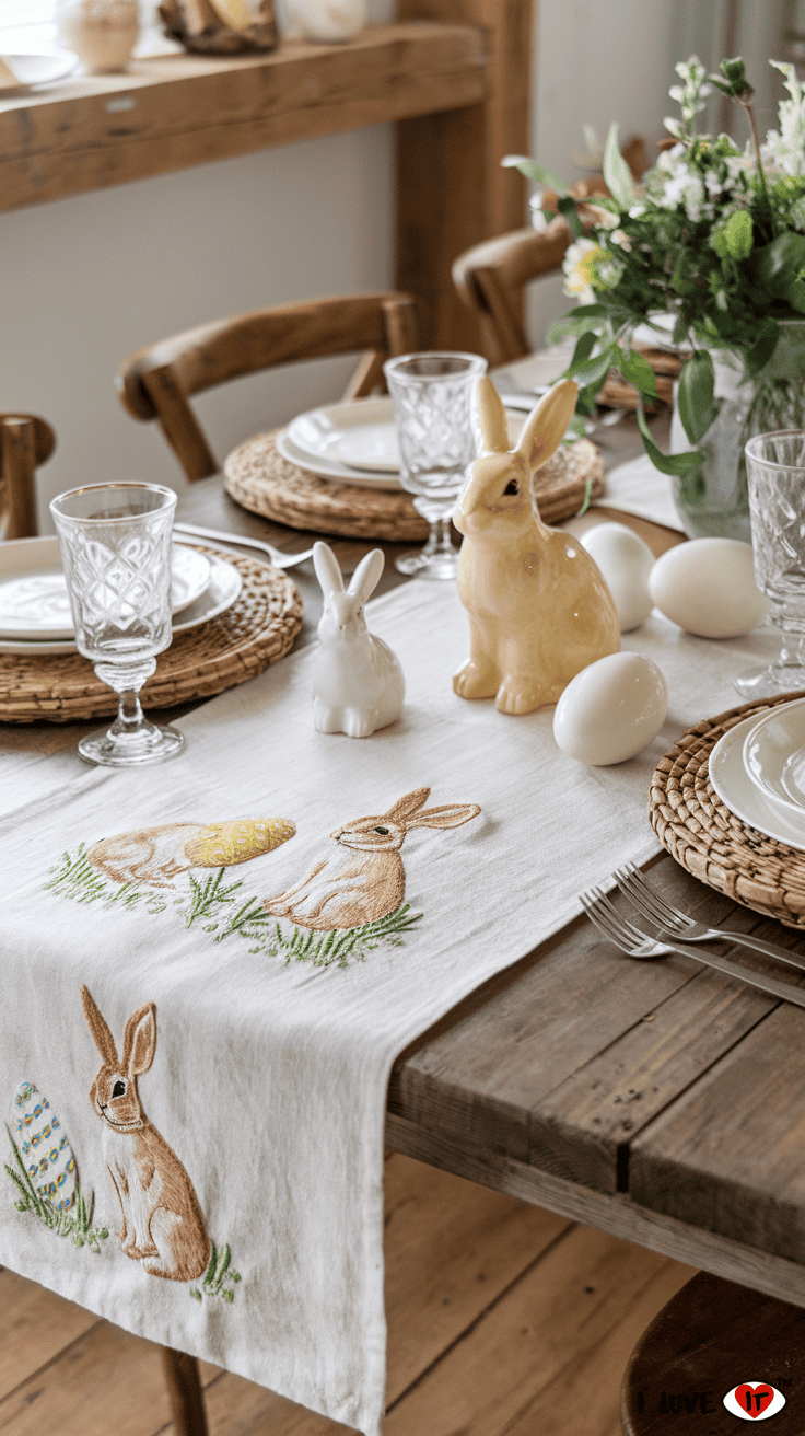 easter table decor