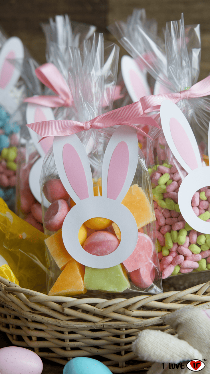 easter treat bags bunny