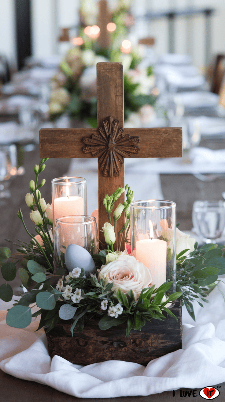 easter centerpiece floral