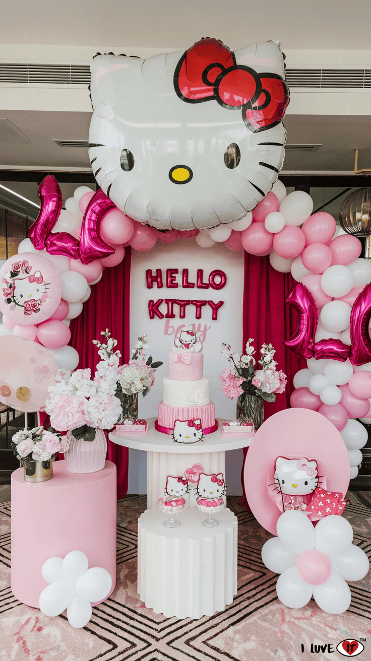 hello kitty color scheme