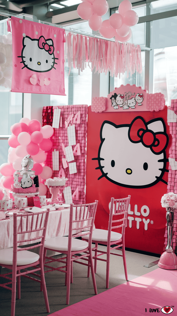 hello kitty Photo Booth ideas