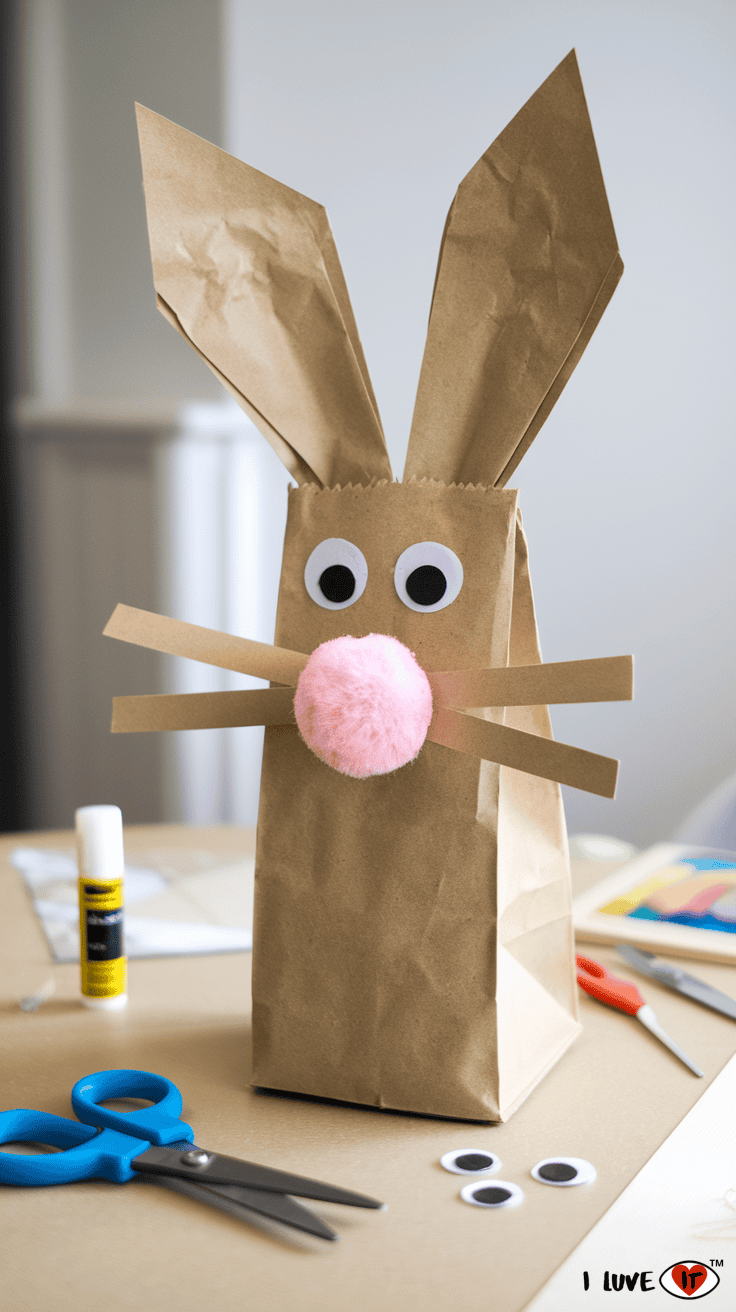 spring crafts for kids bunny