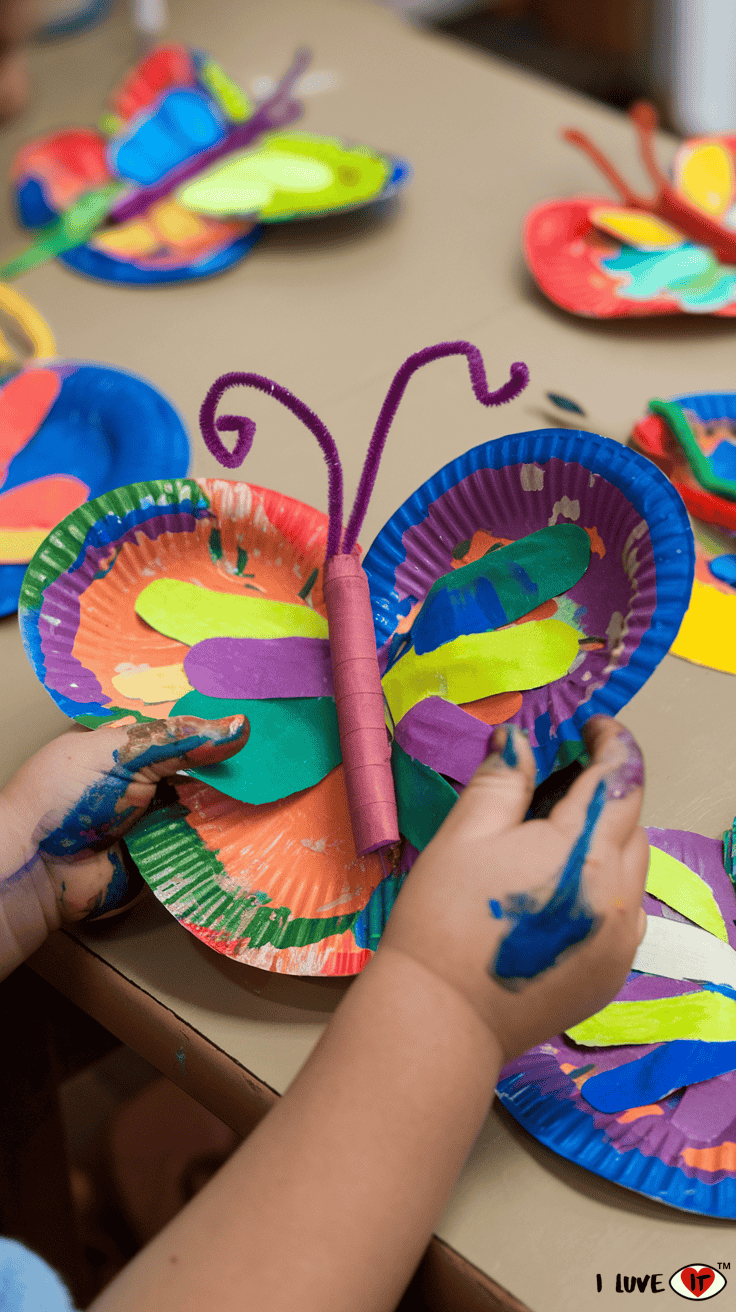 spring crafts for kids butterfly