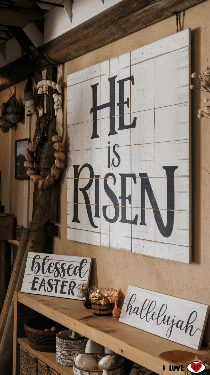 easter christian signs