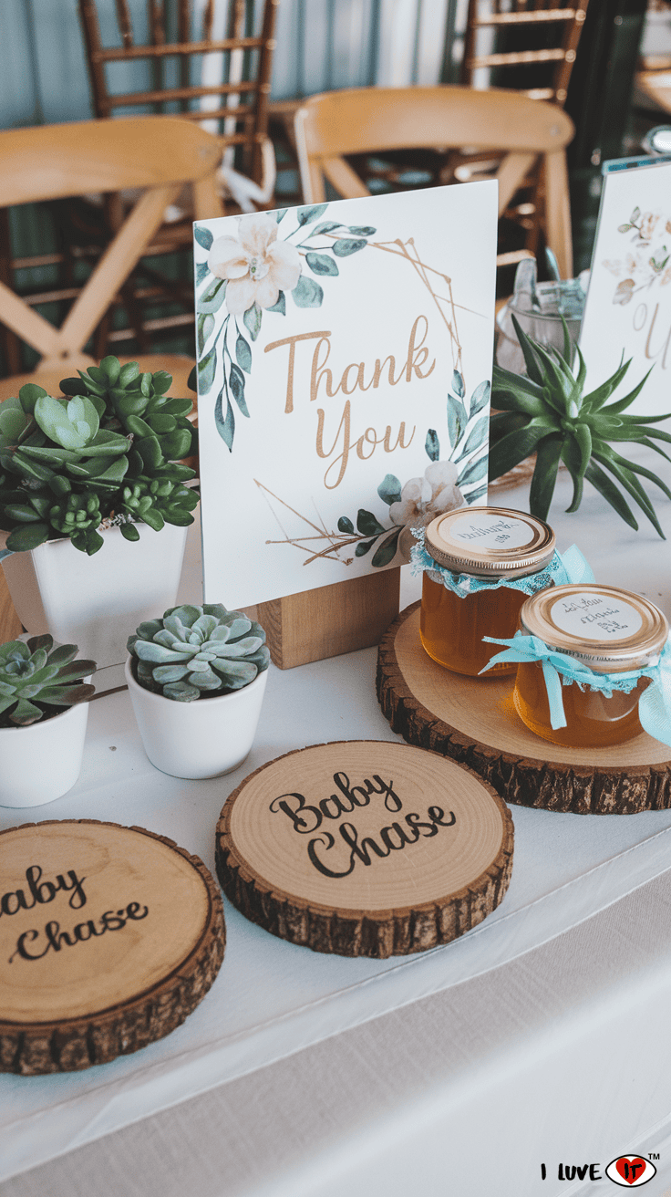 diy rustic favors