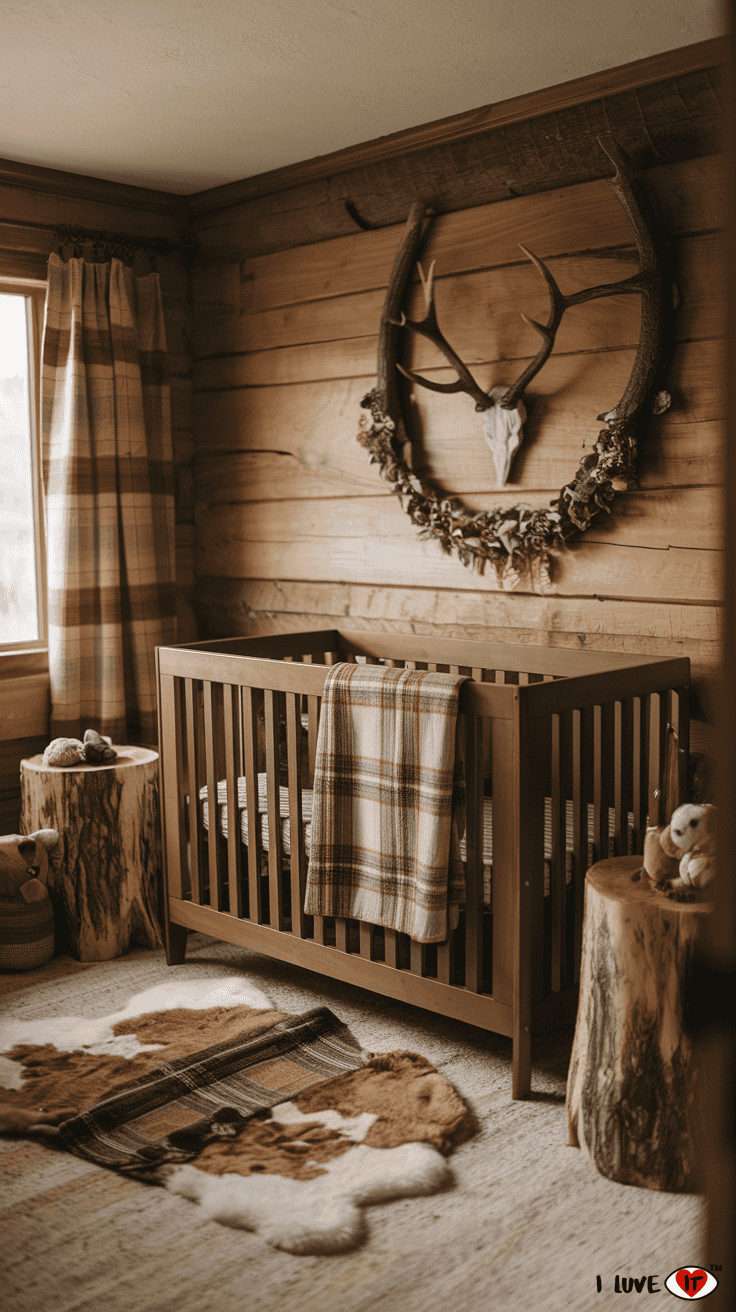 woodland nursery rustic