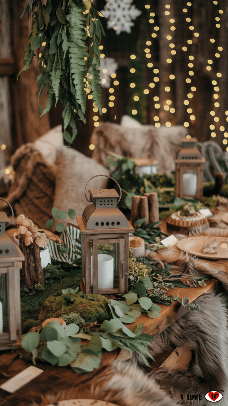 woodland baby shower ideas