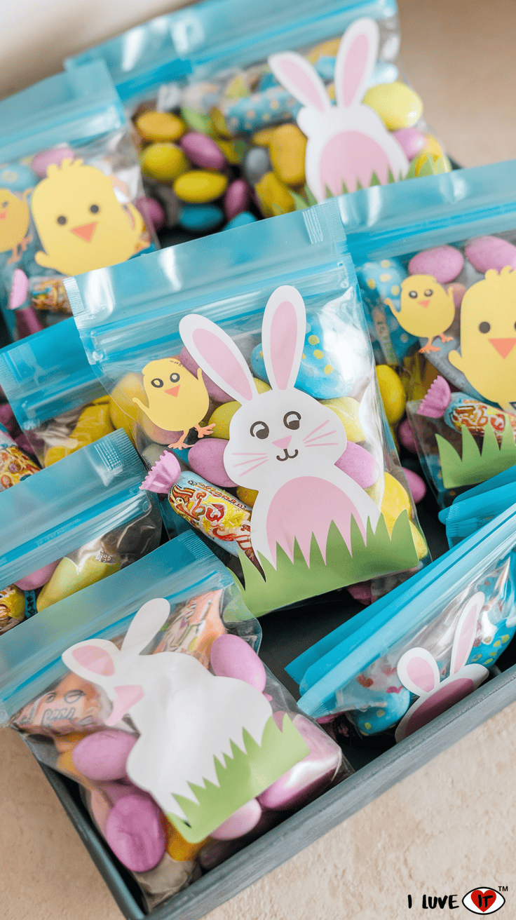 easter treat bags ziploc