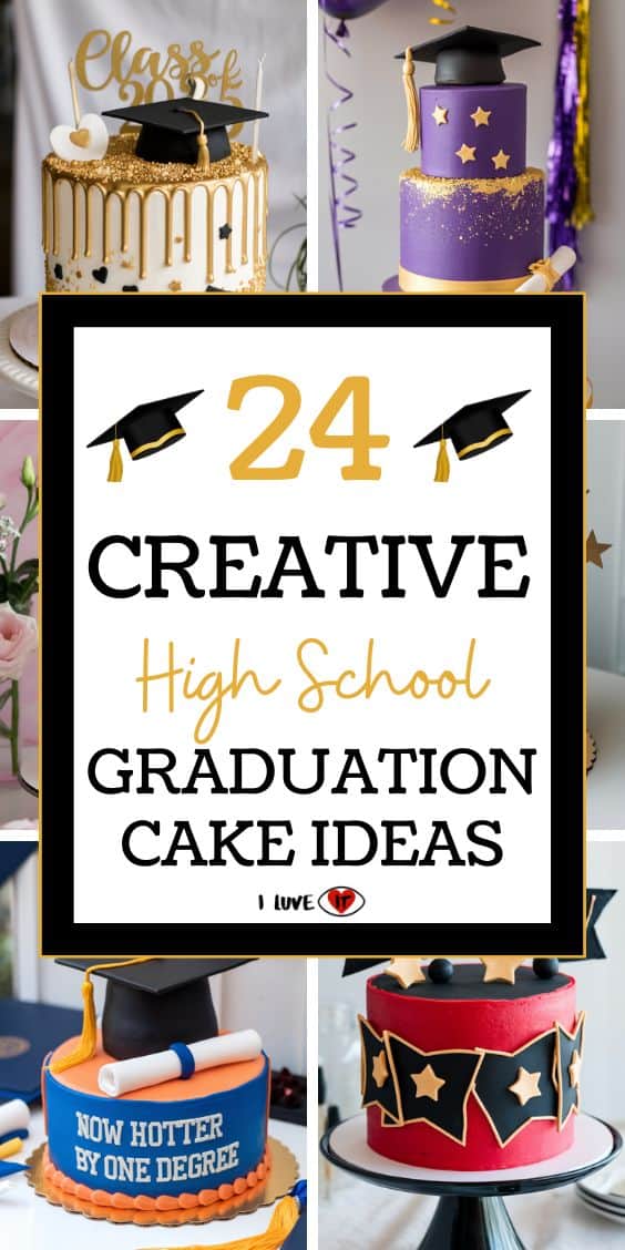 high school graduation cake ideas