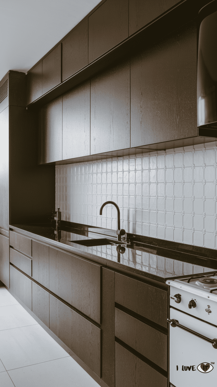 Black And Brown Kitchen Cabinets Ideas