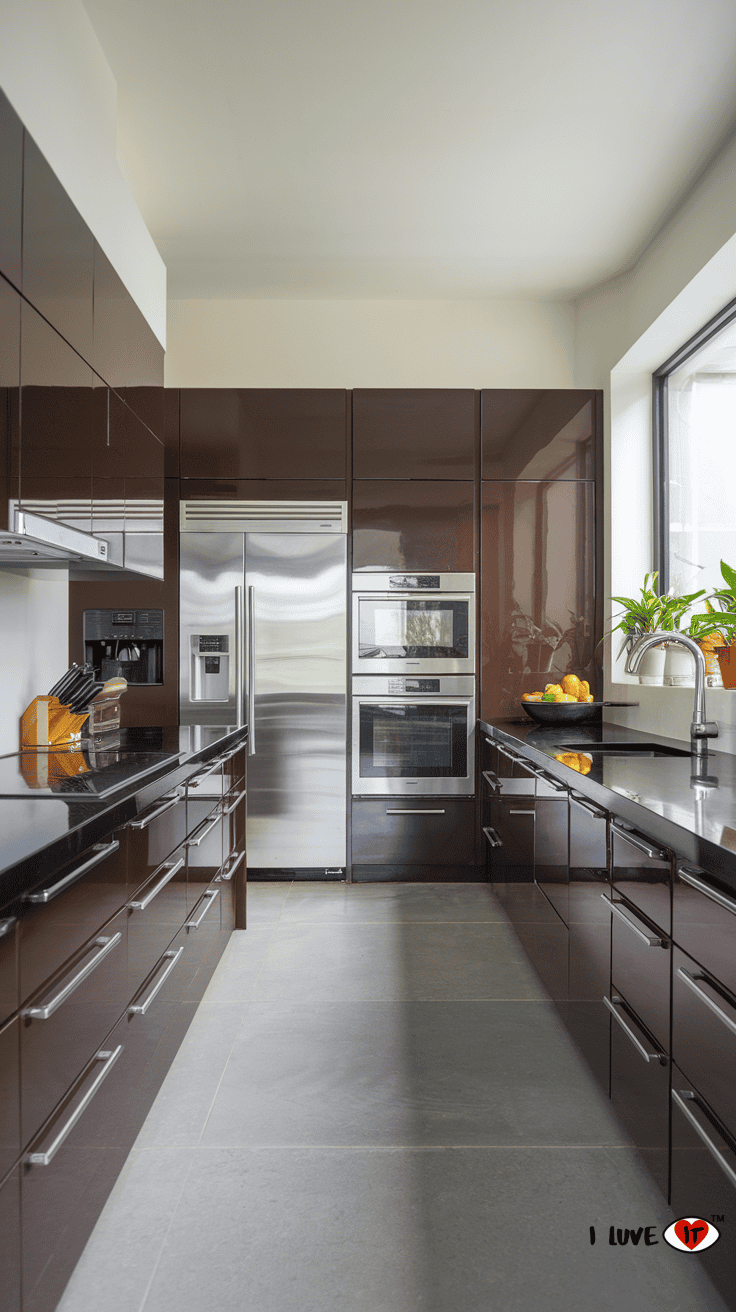 espresso brown kitchen cabinets