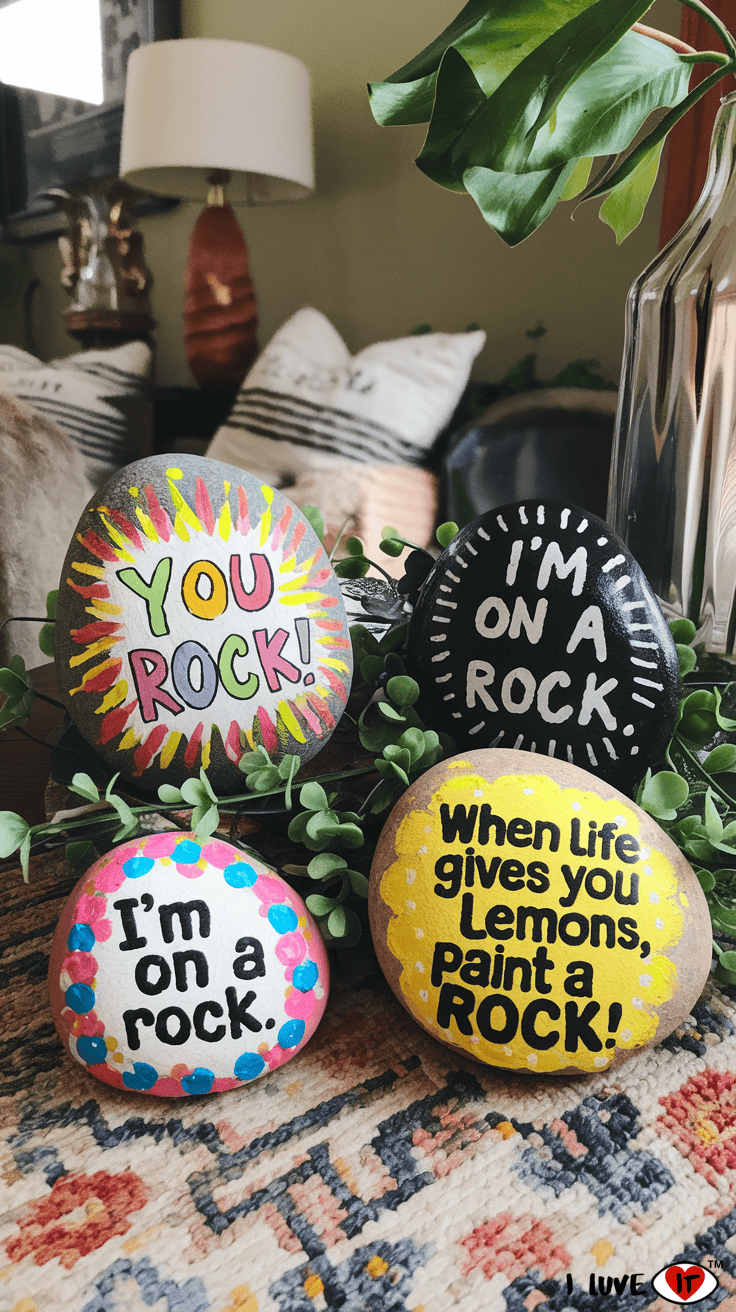 funny painted rocks