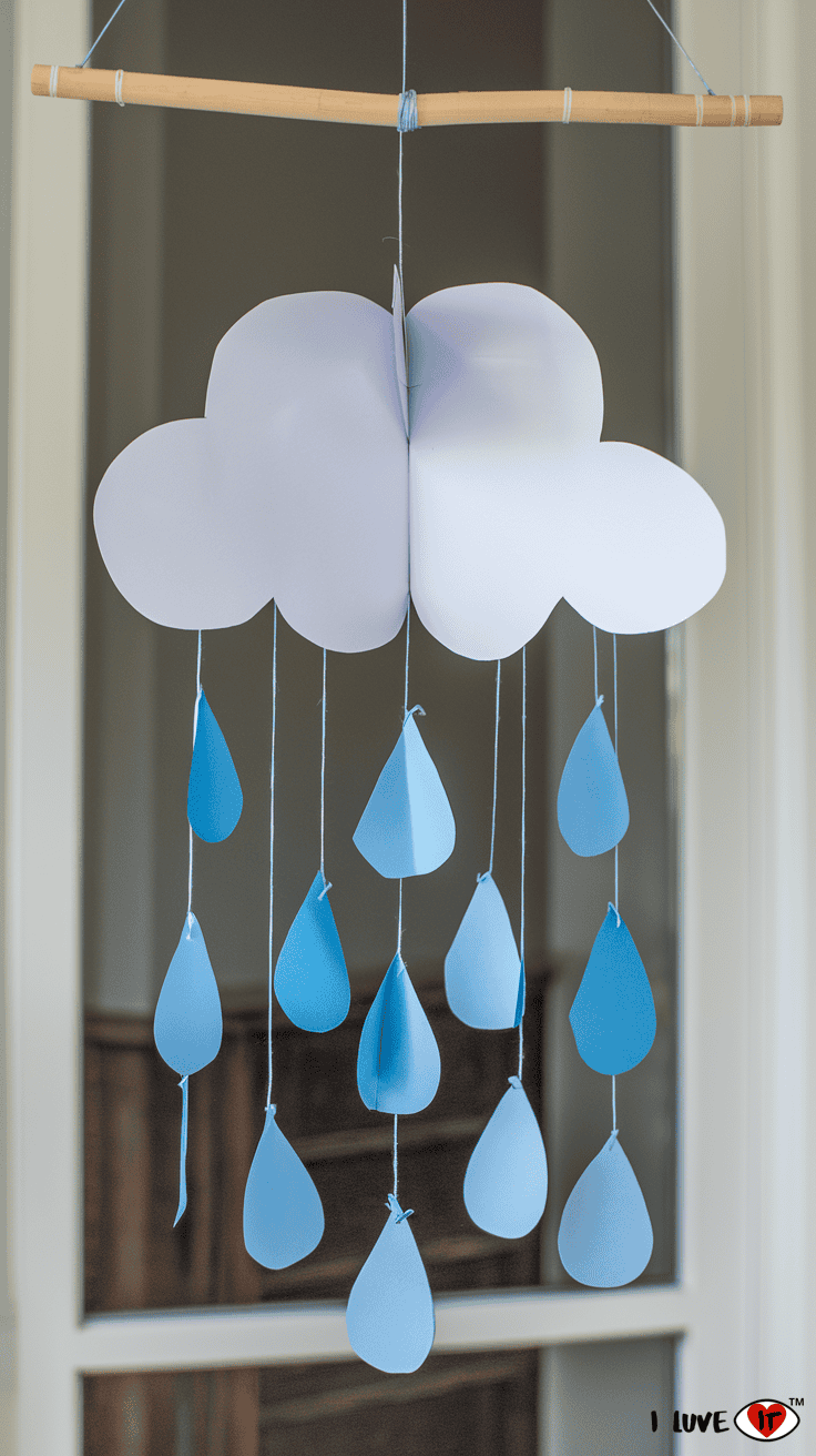 rain cloud April craft