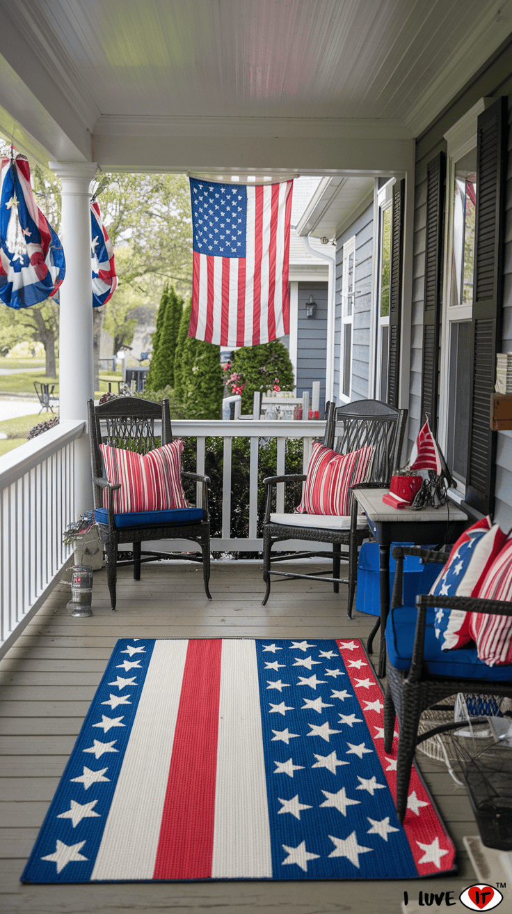 Memorial Day outdoor rug