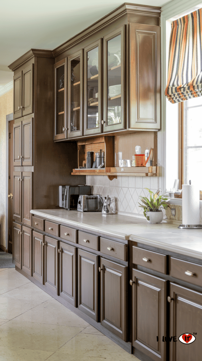 20 Brown Kitchen Cabinets Ideas for Every Style and Preference - I Luve It