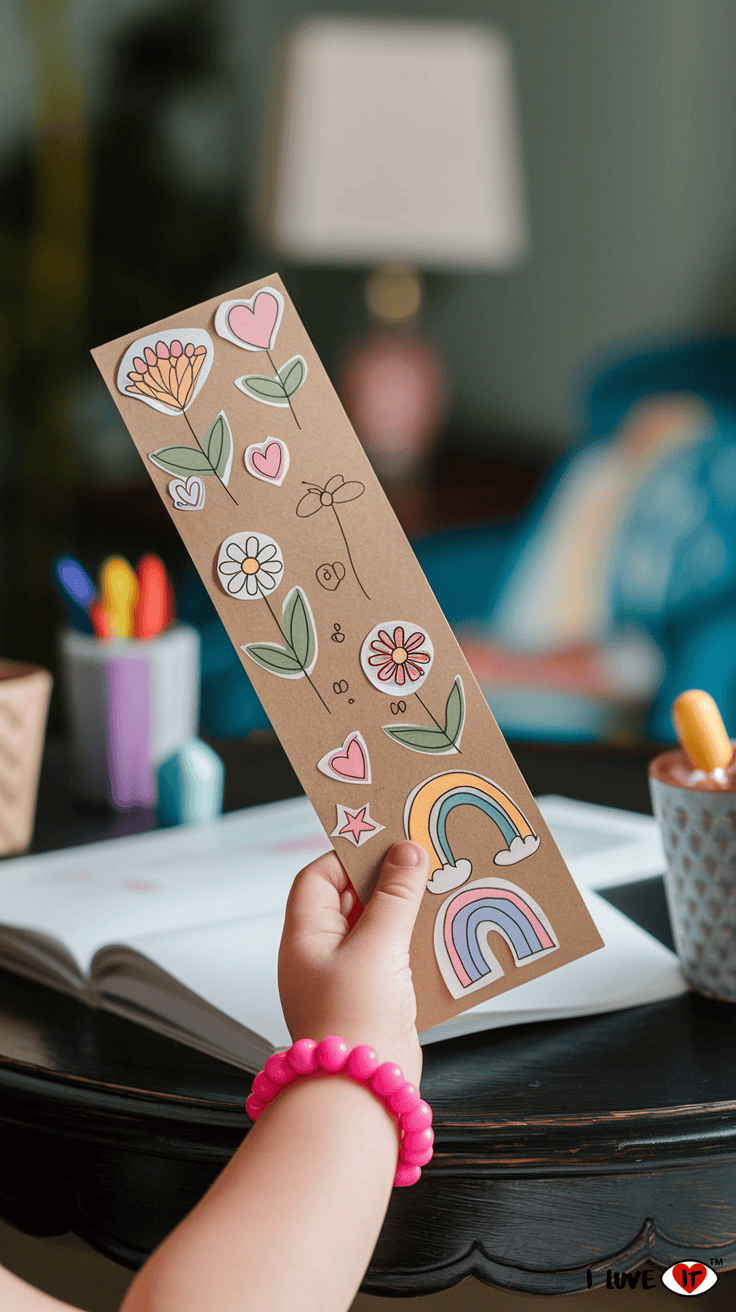 mothers day bookmark craft