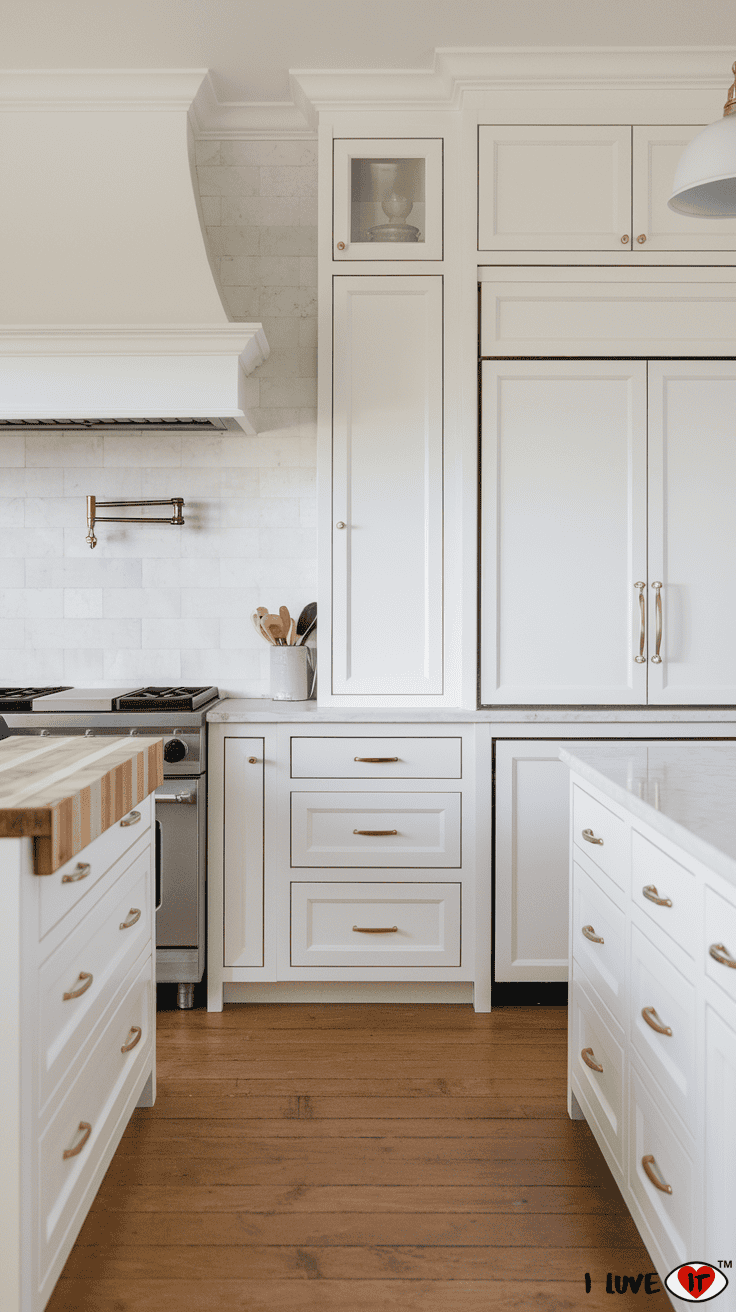 white kitchen cabinets shaker style