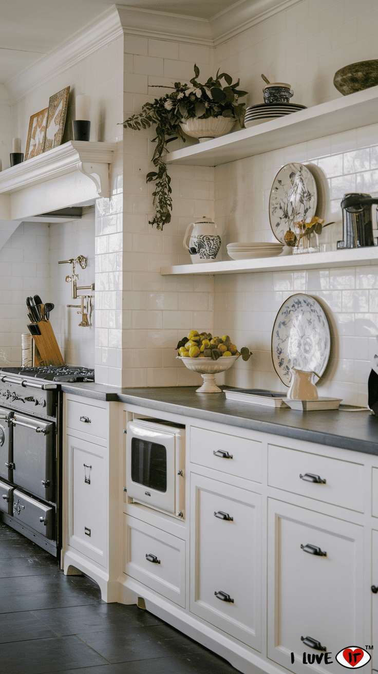 kitchen cabinets white with shelves