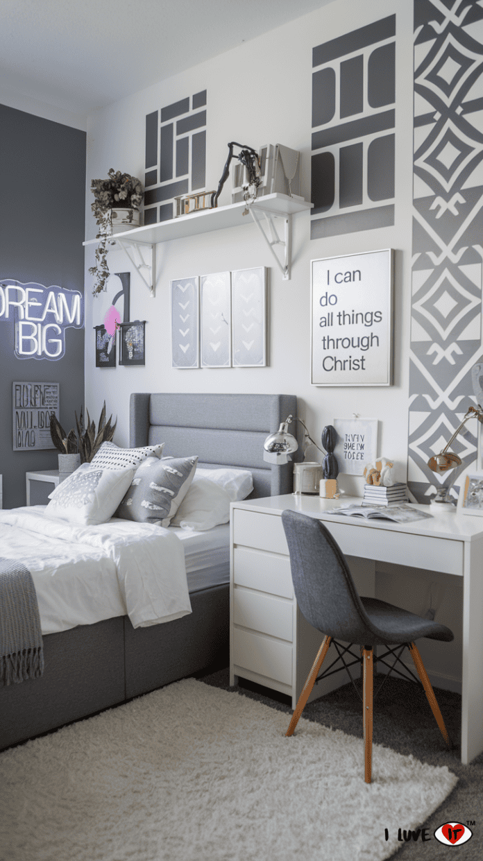 20 Stunning Gray and White Bedroom Ideas for Every Style I Luve It