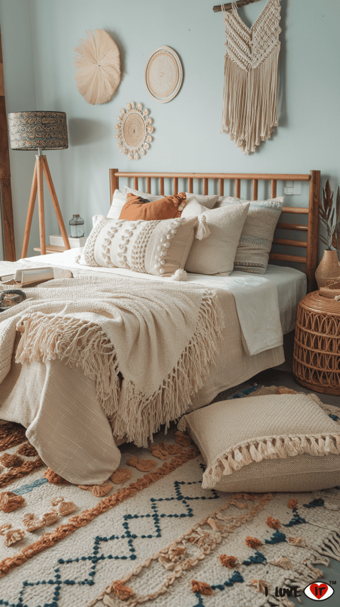 20 Cozy Boho Bedroom Decor Ideas - I Luve It