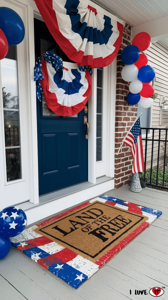 14 Fourth of July Patriotic Front Porch Decor Ideas - I Luve It