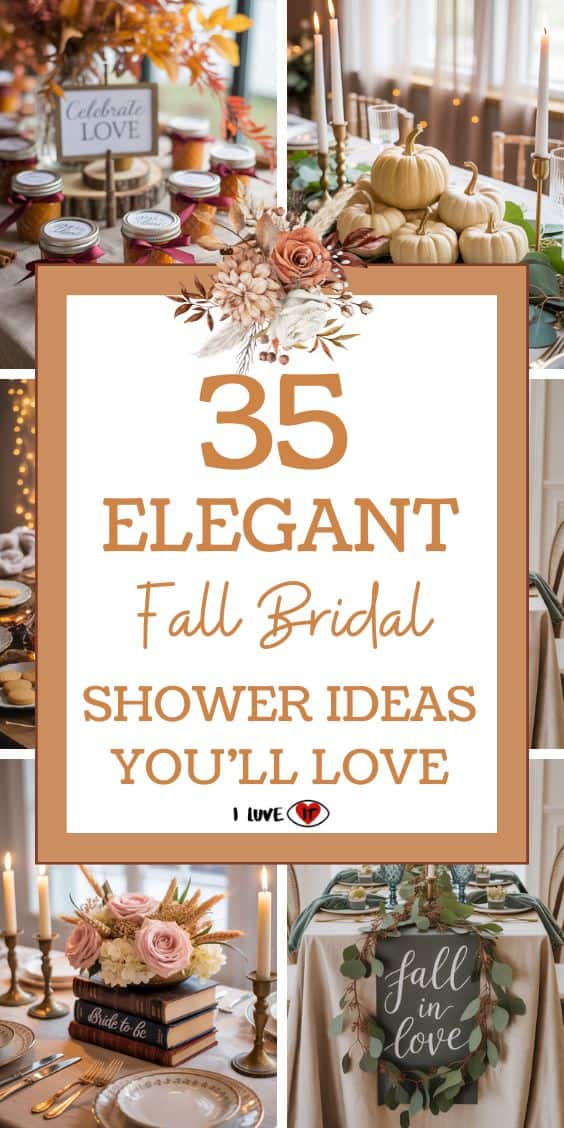 fall bridal shower ideas
