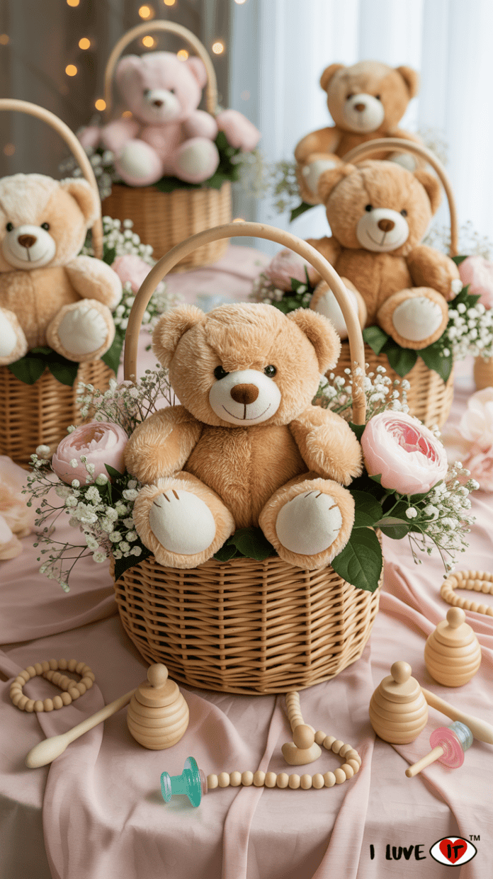 10 Adorable Teddy Bear Baby Shower Ideas for Girls - I Luve It