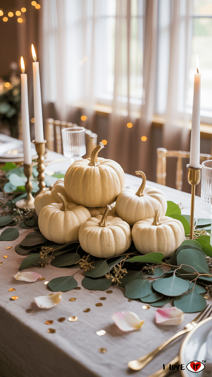 elegant fall shower ideas