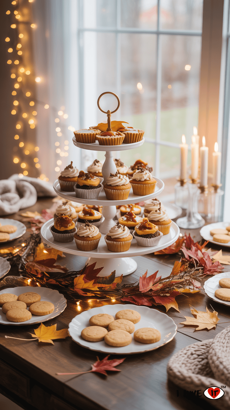 dessert table