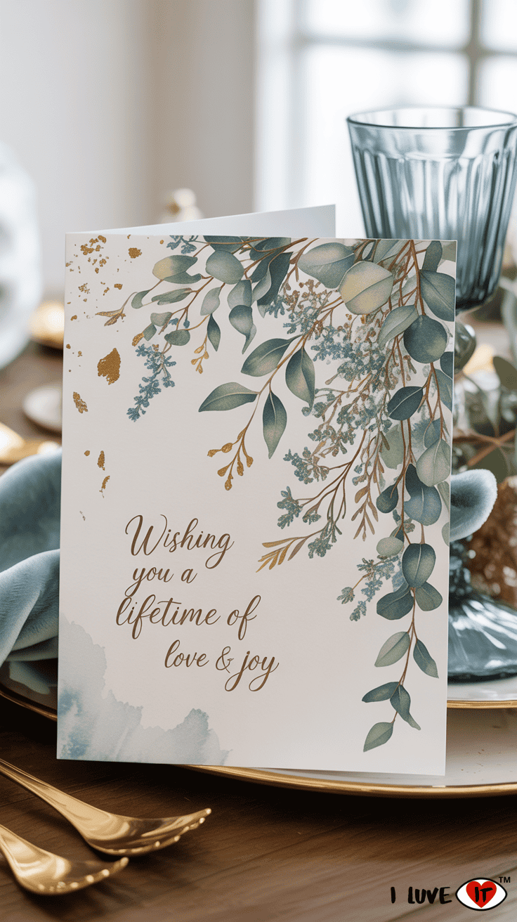 bridal shower green and blue table decor
