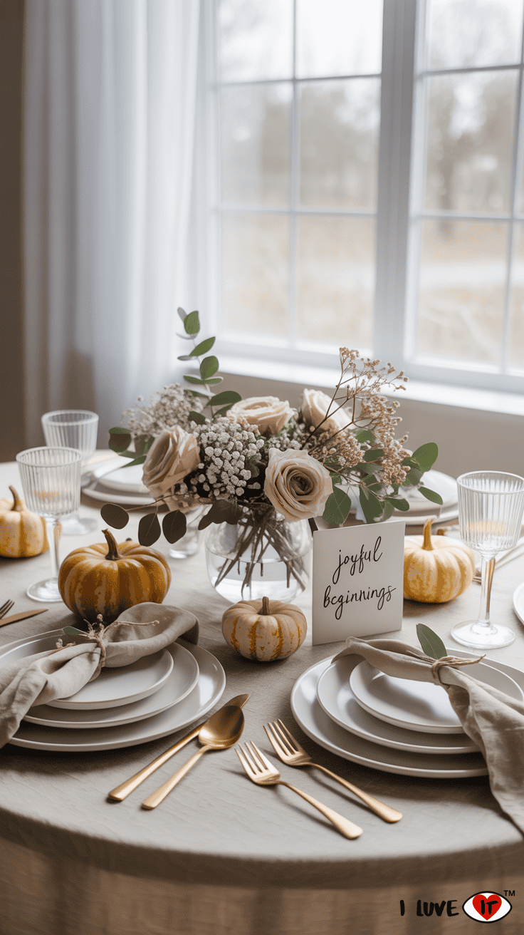 fall chic table