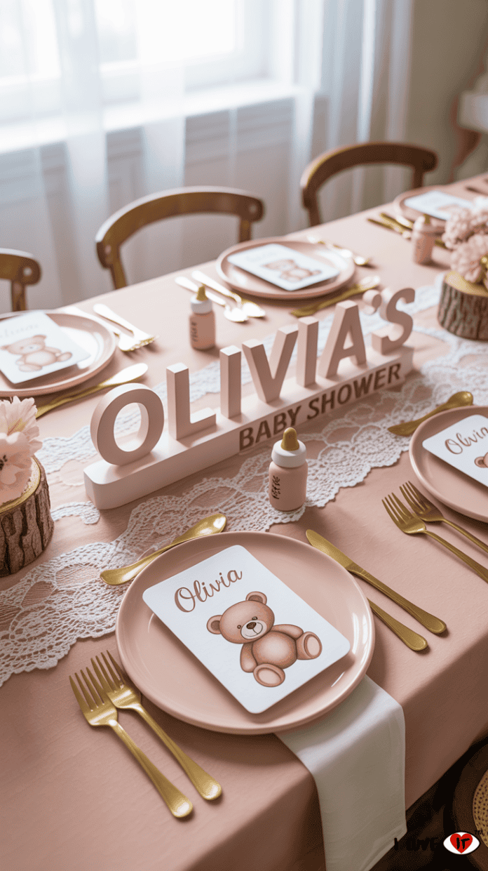10 Adorable Teddy Bear Baby Shower Ideas for Girls - I Luve It