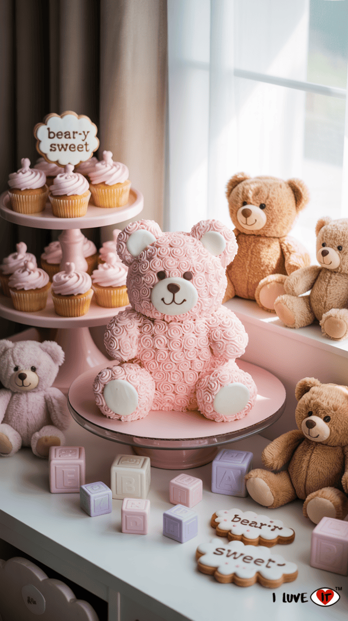 10 Adorable Teddy Bear Baby Shower Ideas for Girls - I Luve It