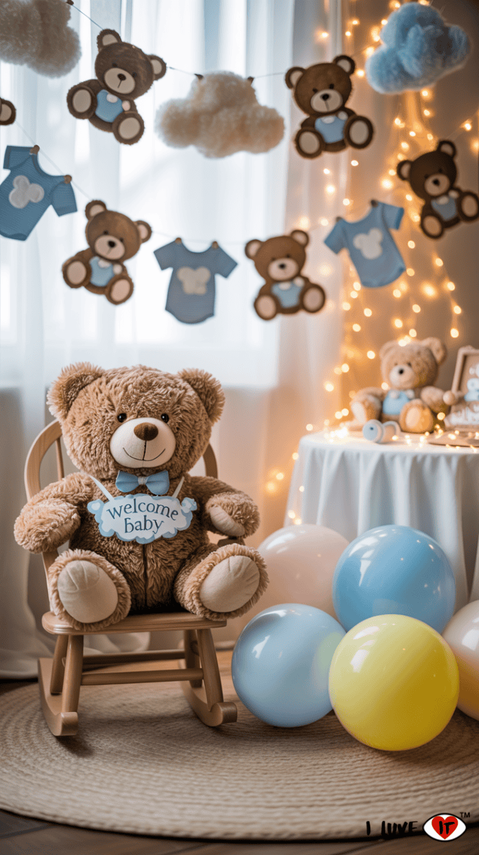10 Cute Teddy Bear Baby Shower Ideas for Boys - I Luve It
