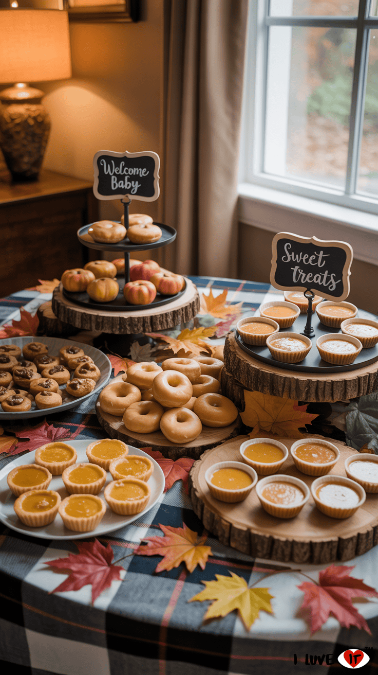 fall baby shower food ideas