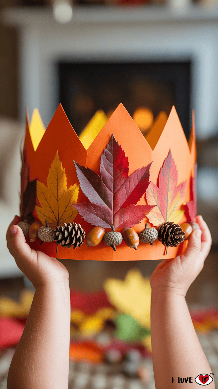 fall crafts crown
