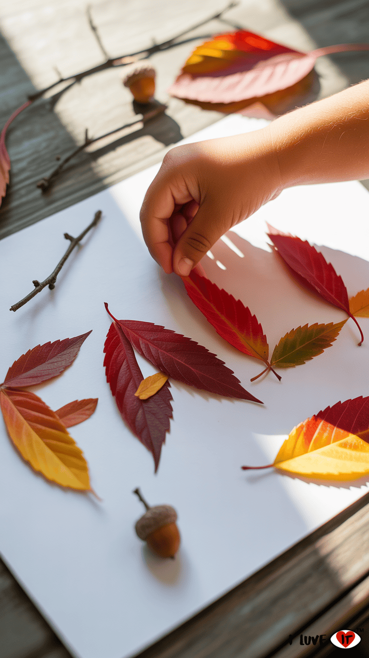 leaf fall crafts for kids