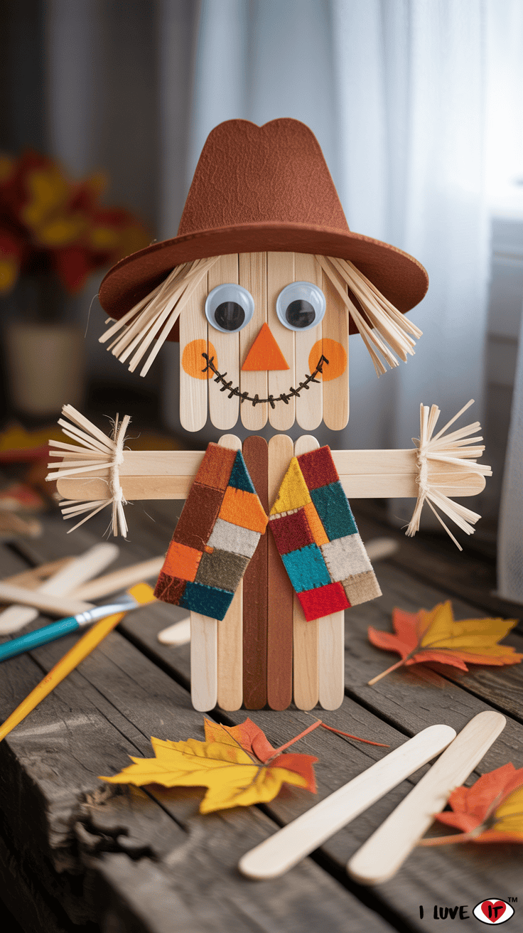 popsicle sticks fall crafts for kids