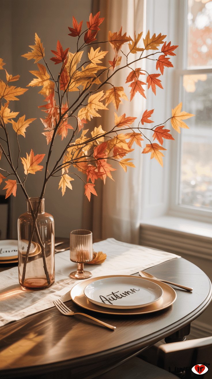 fall table decor