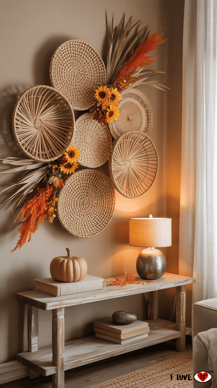 fall decorations boho