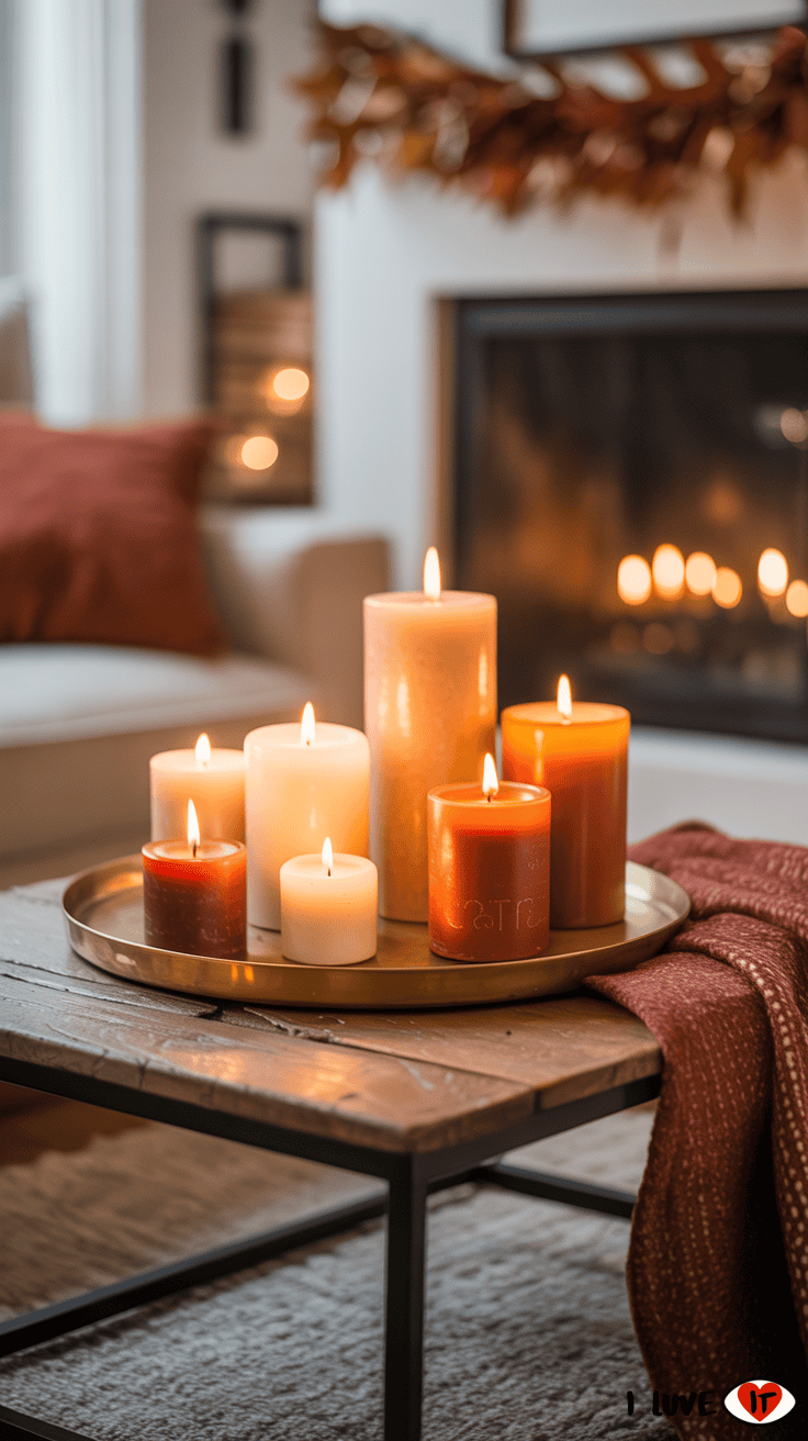 fall cozy living room
