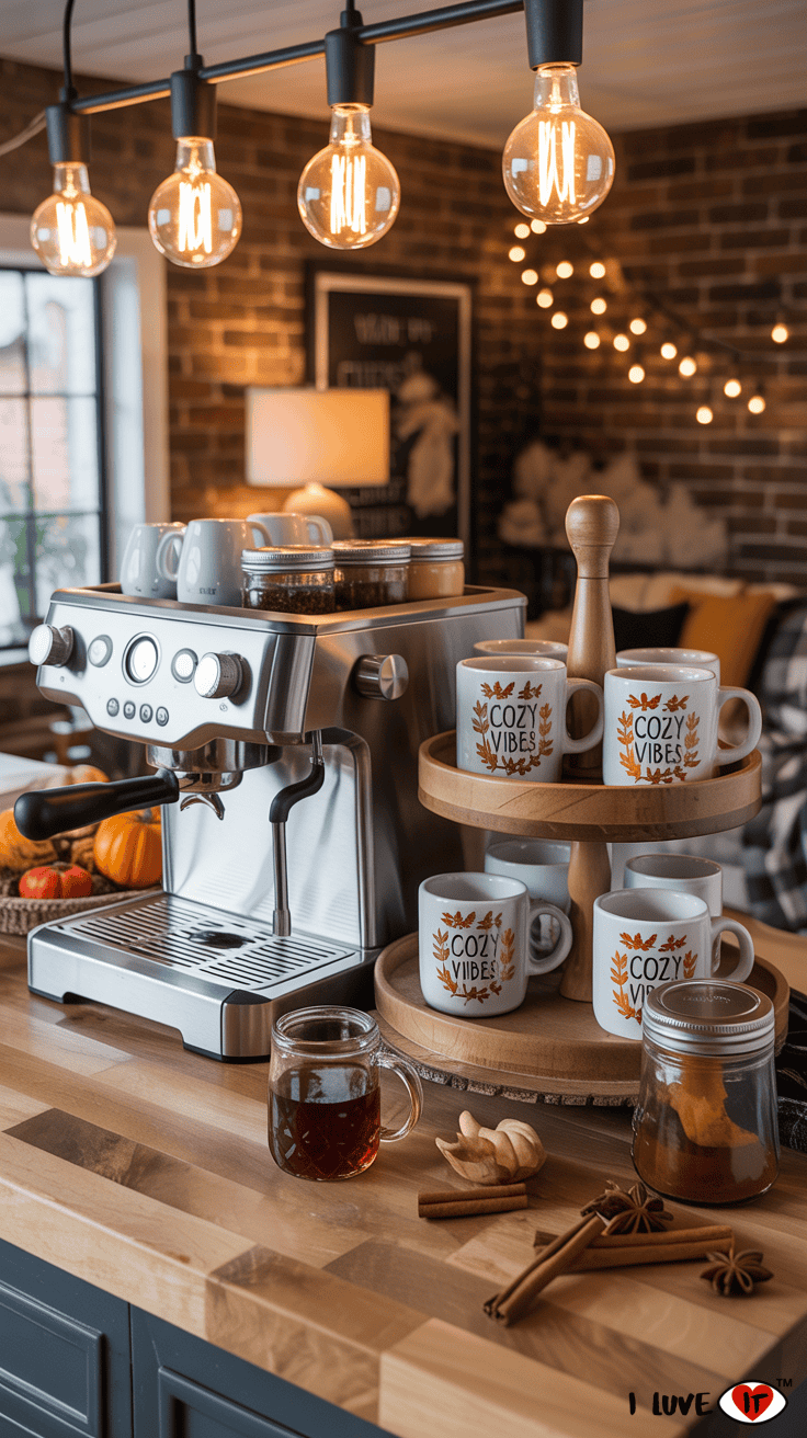 fall coffee bar ideas