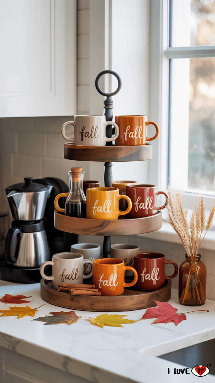 fall coffee station ideas